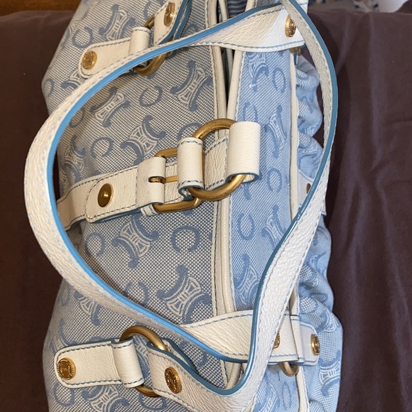 Authentic CELINE Bag Tote Denim Vintage EXCL.! - Picture 14 of 16